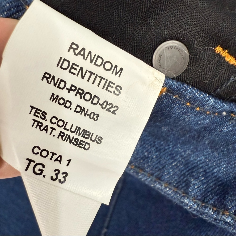 RANDOM IDENTITIES Bless the 80's Jeans sz 33 - Picture 13 of 17